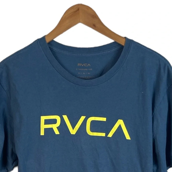 TS85 Mens RVCA Skater Brand Standard Graphic Logo T Shirt XL - Picture 3 of 4